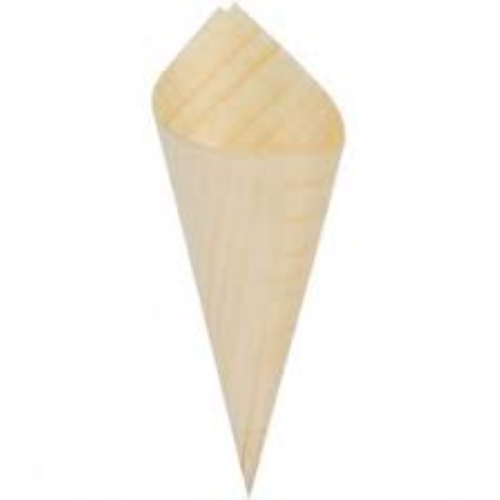 Cono Legno 125mm H50mm 100pz