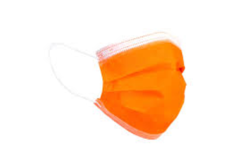 Mascherina Chirurgica Mini Size Arancione 10pz