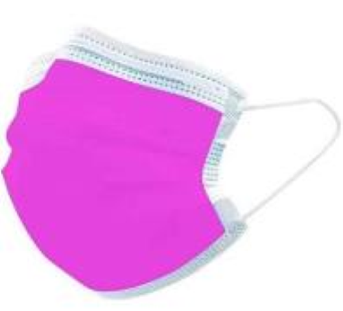 Mascherina Chirurgica Mini Size Rosa 10pz