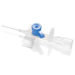 Ago Cannula 2 Vie c/Alette G.22 Azzurro 100pz