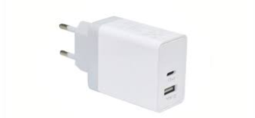 Alimentatore USB A+C PD Bianco