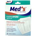 Medicazioni autoadesive st con cerotto farmapore 10x12cm 5pz